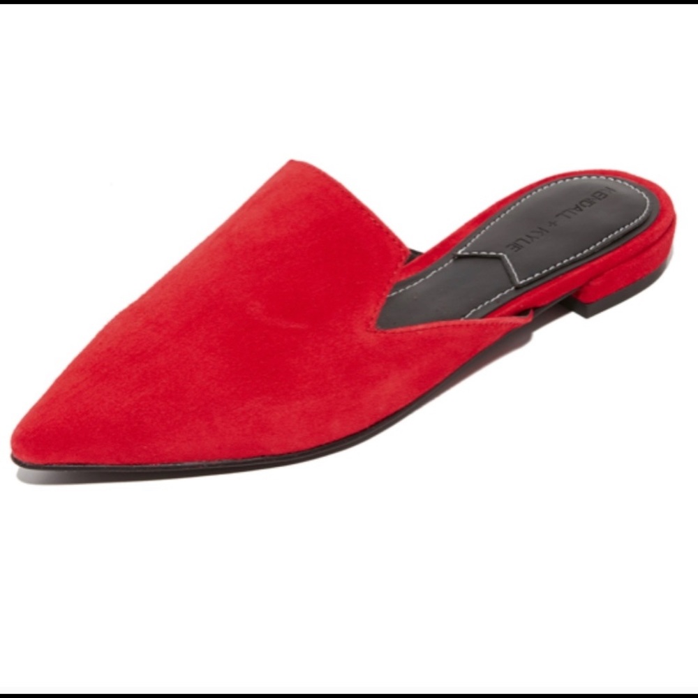 Kendall + Kylie Red Prism Mules